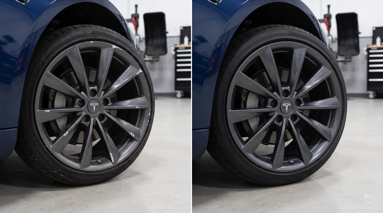 Alloy wheel repair and refinishing